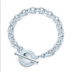 Tiffany heart, chain link bracelet.